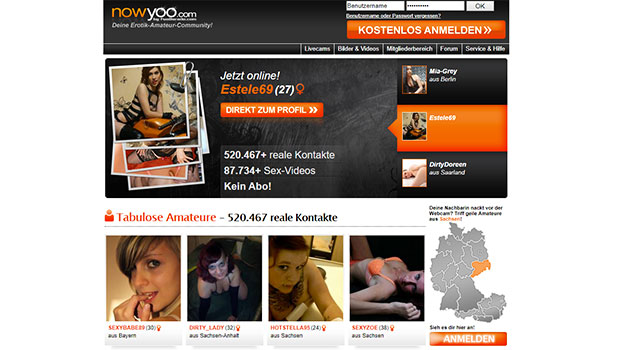 Echte Sexkontakte bei Nowyoo finden